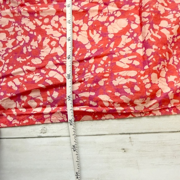 House of Harlow 1960 Pink Floral Boho Blouse M 100% Cotton Peasant Top - Picture 7 of 7